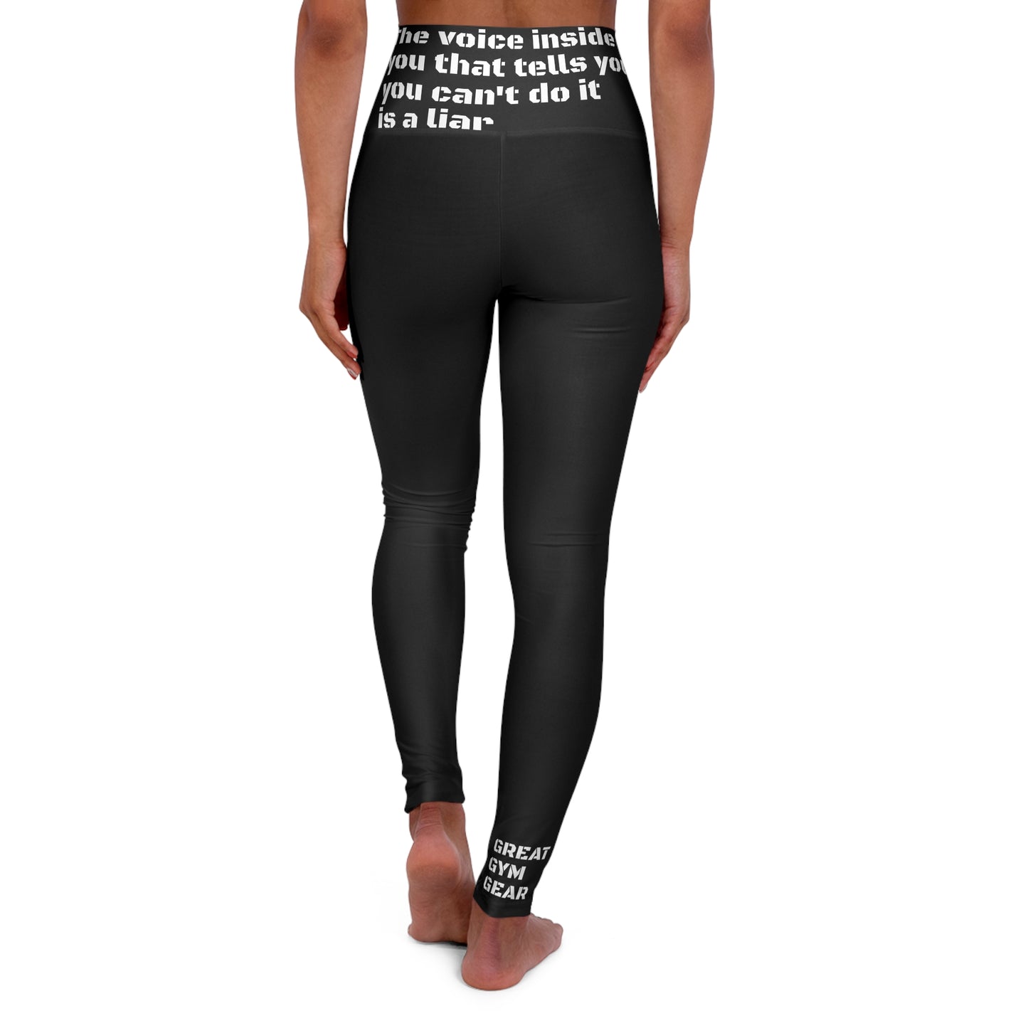 GREAT GYM GEAR High Waisted Yoga Leggings (AOP)