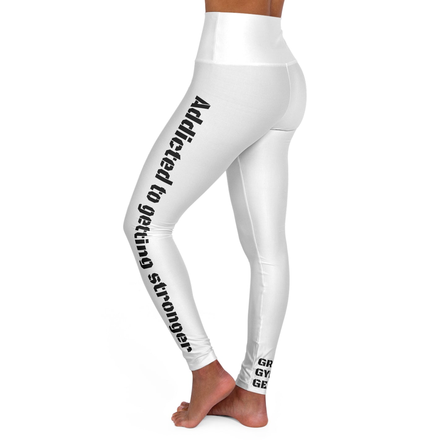 GREAT GYM GEAR Motivational High Waisted Yoga Leggings