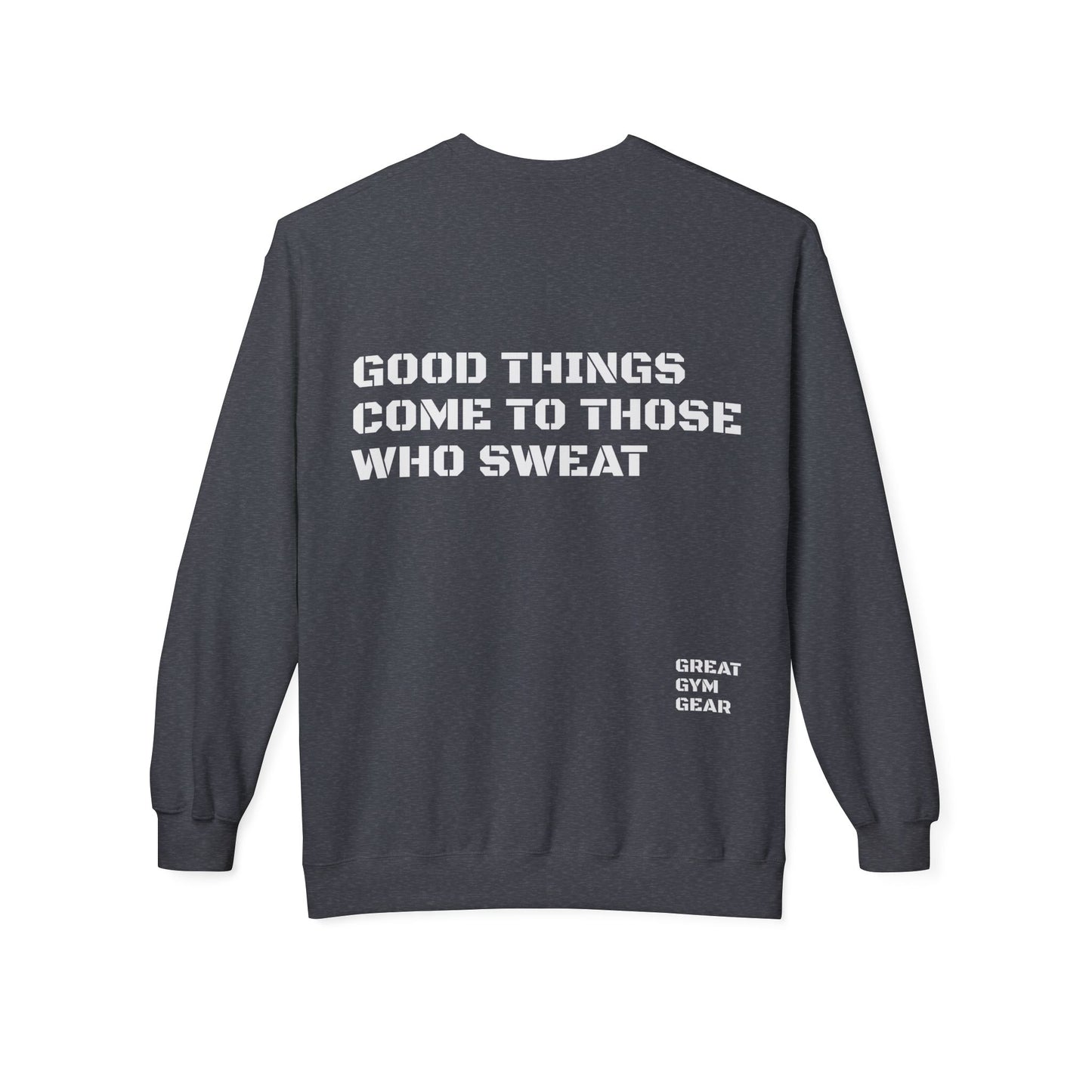 GREAT GYM GEAR Unisex Midweight Softstyle Fleece Crewneck Sweatshirt Sweat