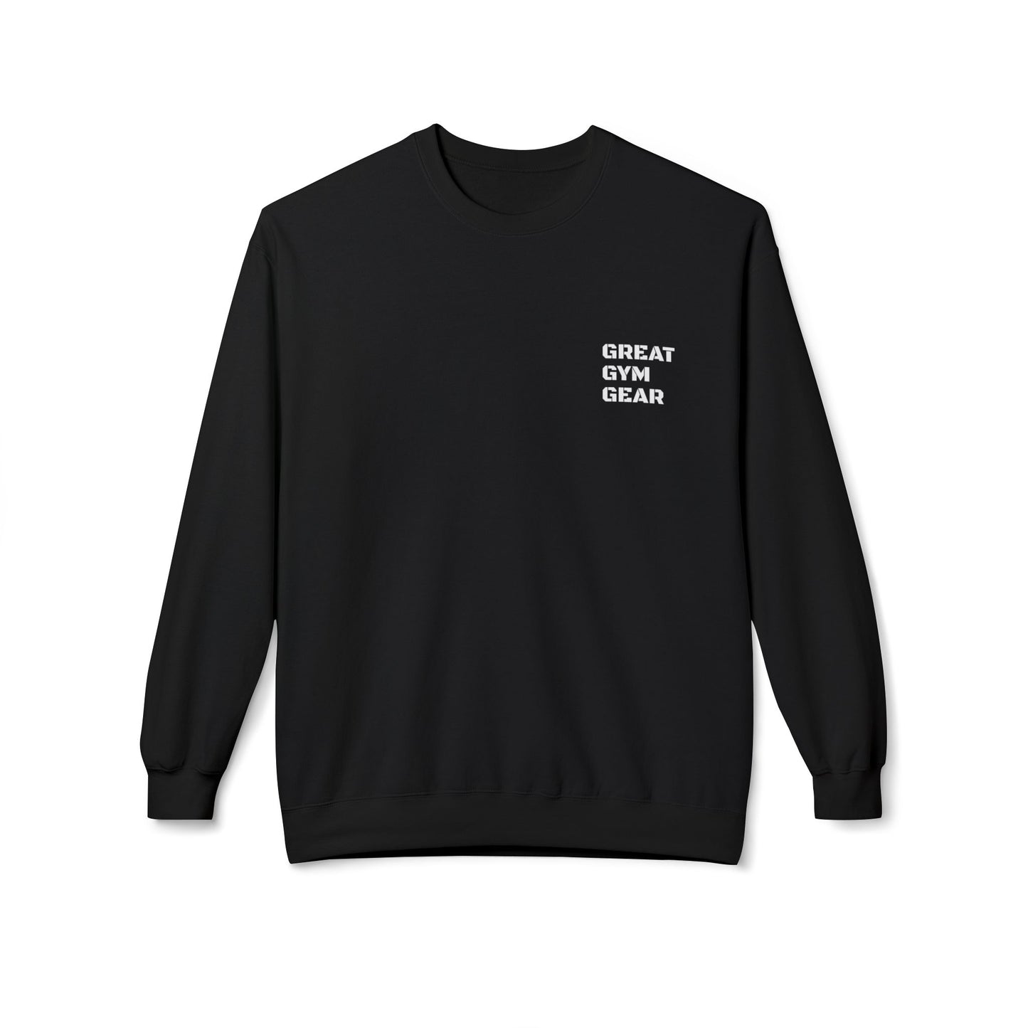 GREAT GYM GEAR Unisex Midweight Softstyle Fleece Crewneck Sweatshirt