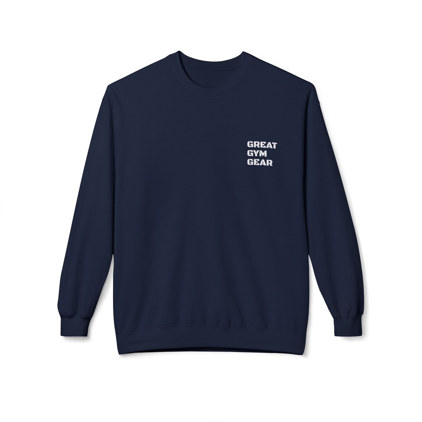GREAT GYM GEAR Unisex Midweight Softstyle Fleece Crewneck Sweatshirt