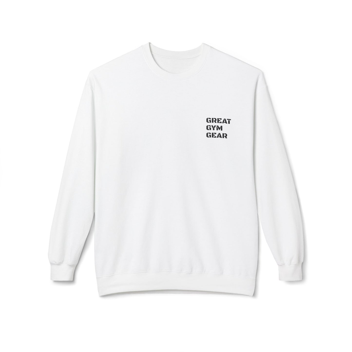 GREAT GYM GEAR Unisex Midweight Softstyle Fleece Crewneck Sweatshirt