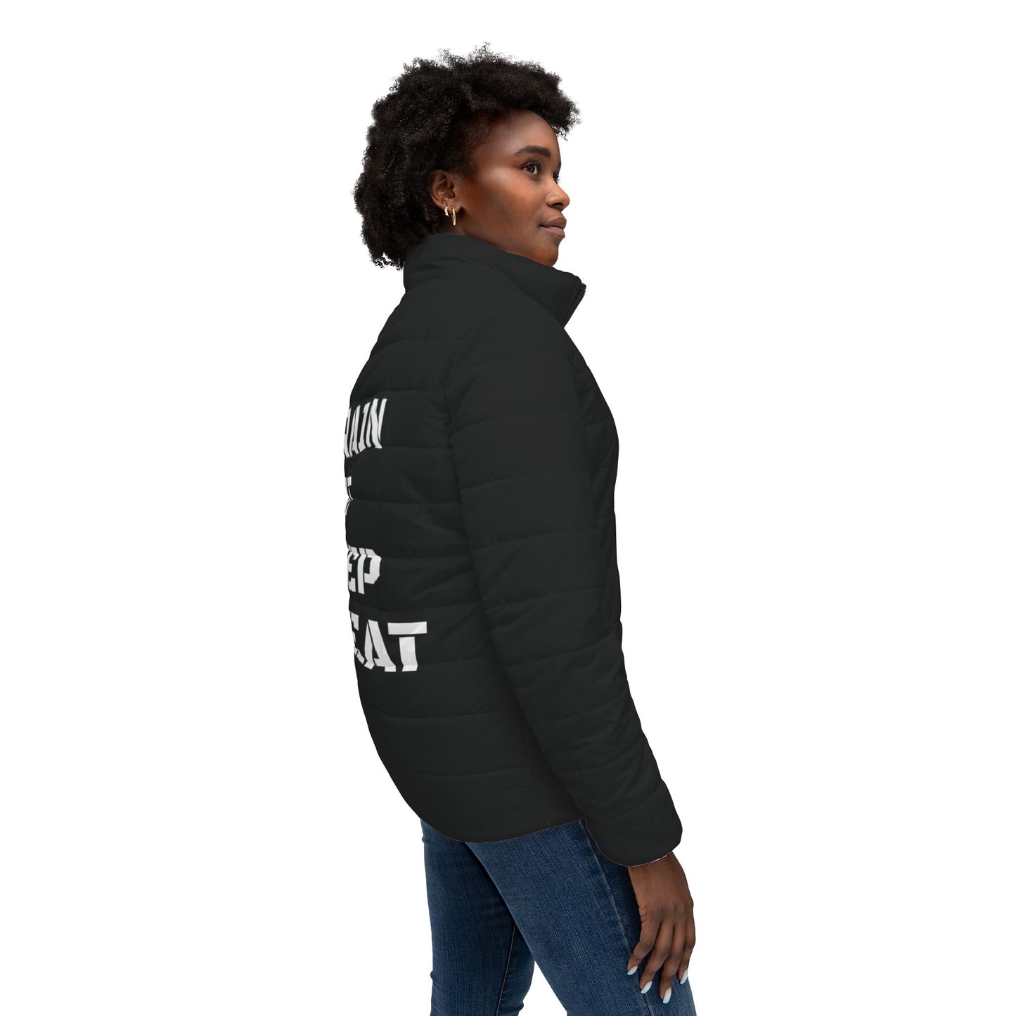 GREAT GYM GEAR Womens Puffer Jacket (aop)