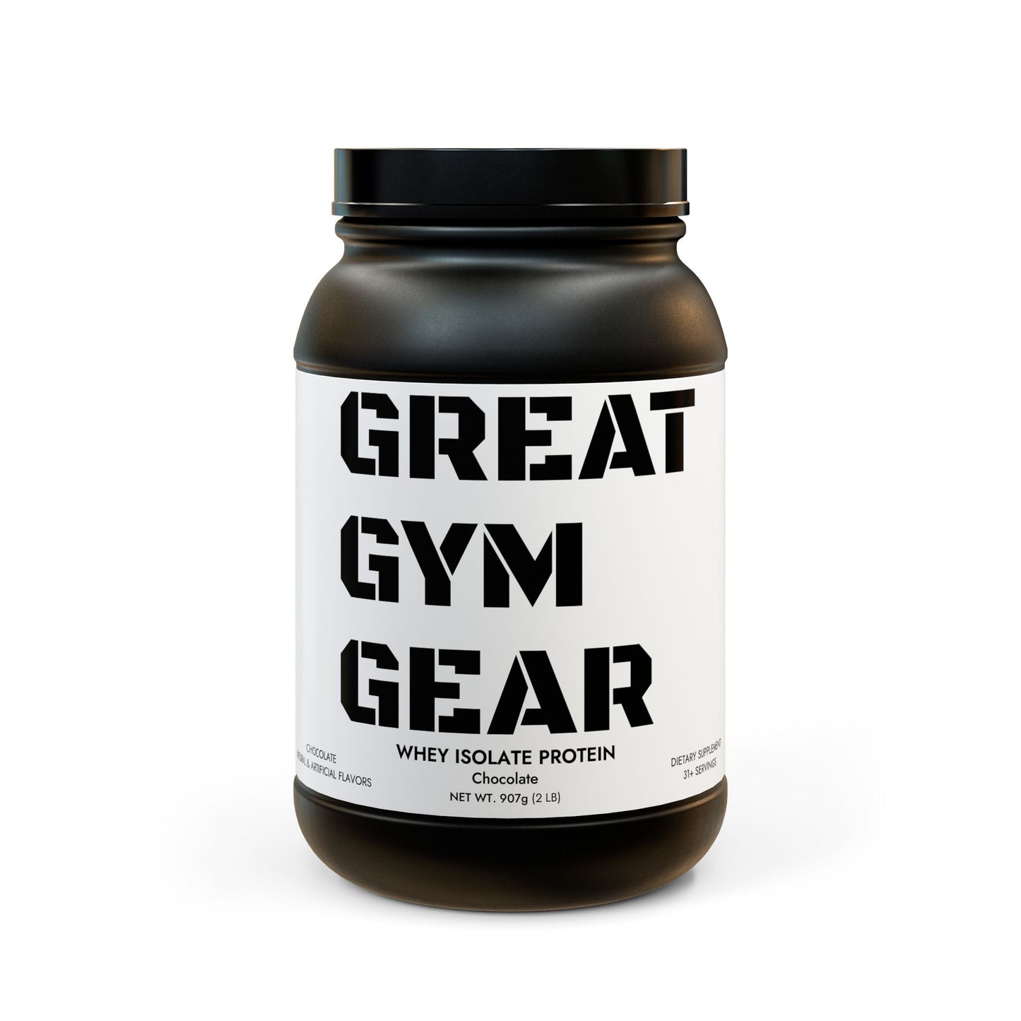 GREAT GYM GEAR Whey Isolate Protein Supplement (907g, 2lb)