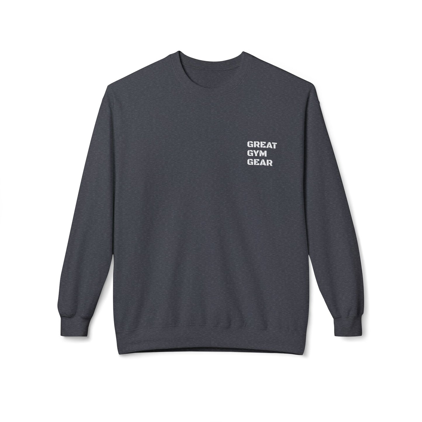 GREAT GYM GEAR Unisex Midweight Softstyle Fleece Crewneck Sweatshirt